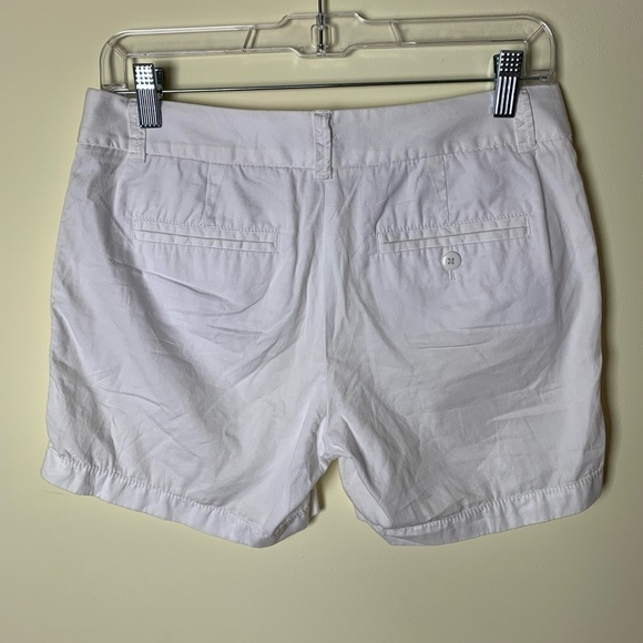 J. Crew White Chino Shorts Size 0 - Picture 5 of 6